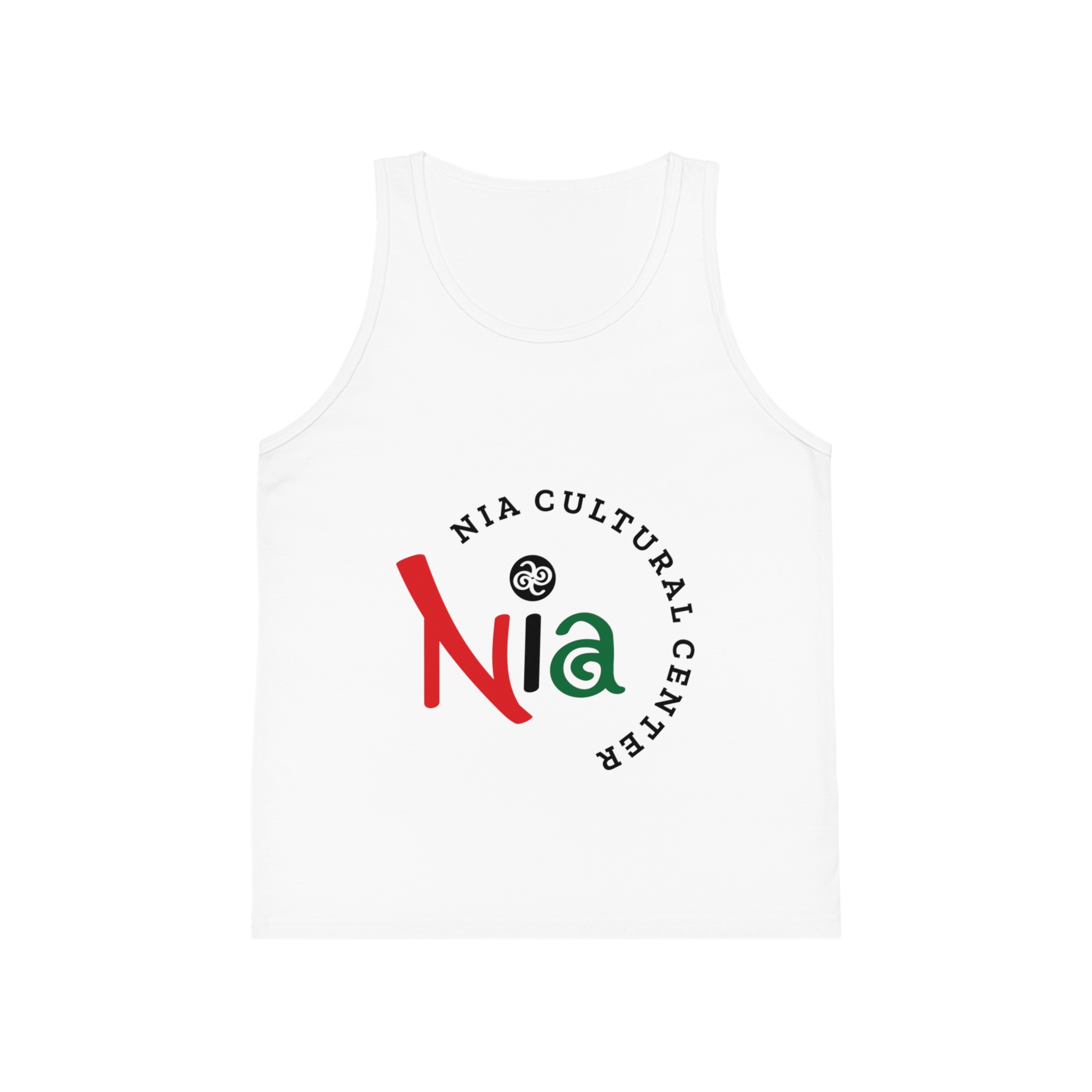 Nia Cultural Center Kid's Tank Top – Nia Logo Youth Jersey Tank - Image 3